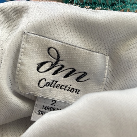 Jvn pink beige colorful knit vibe dress size 2 - Picture 7 of 7